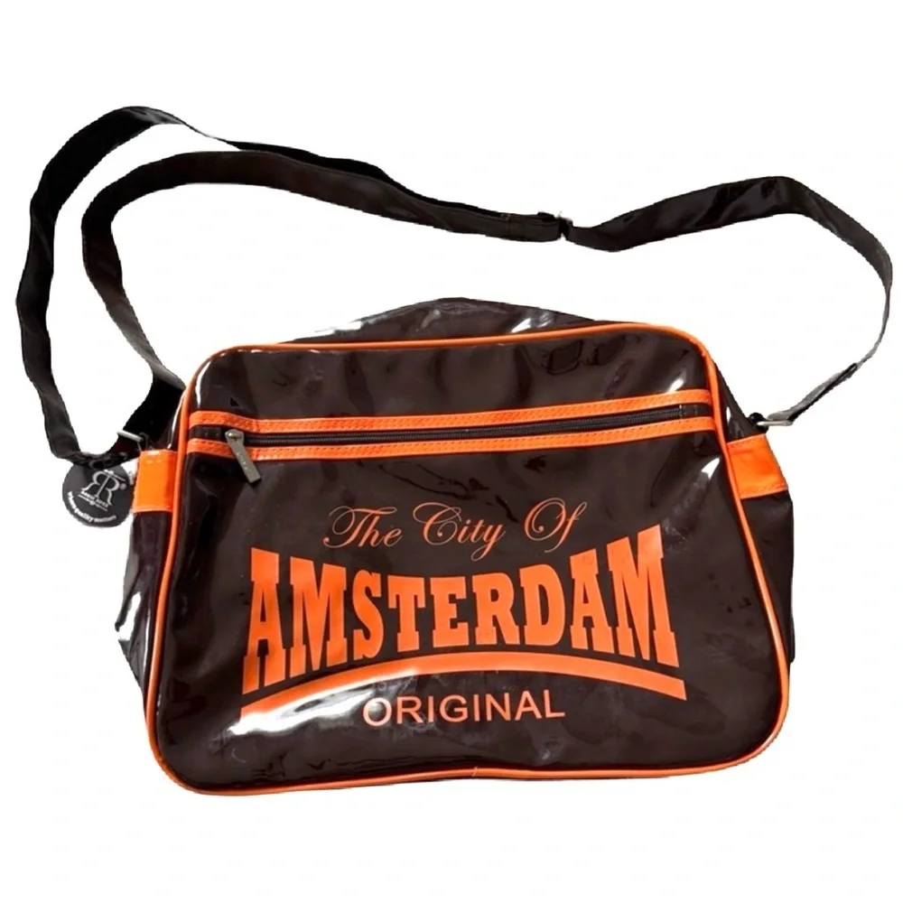 Robin Ruth Amsterdam Crossbody Bag - Brown & Orange